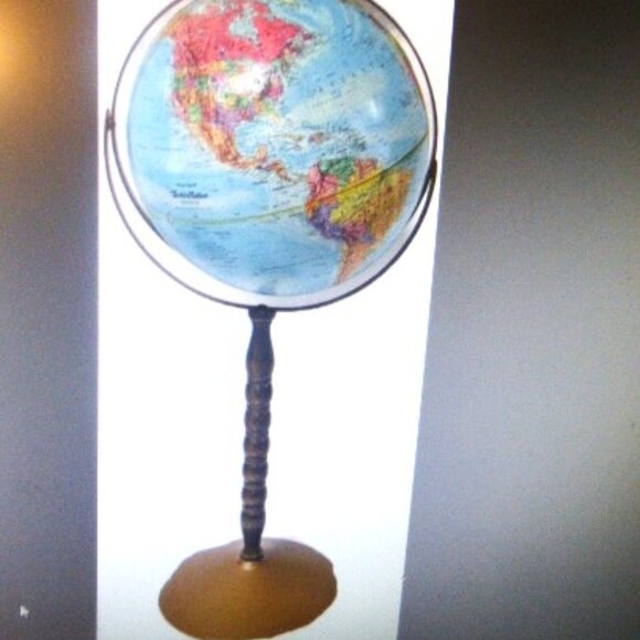 30" Vintage WORLD NATION SERIES GLOBE World Globe U.S.A Replogle Globes Inc. - Picture 1 of 8